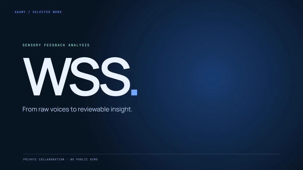 WSS motion graphics preview showing feedback themes